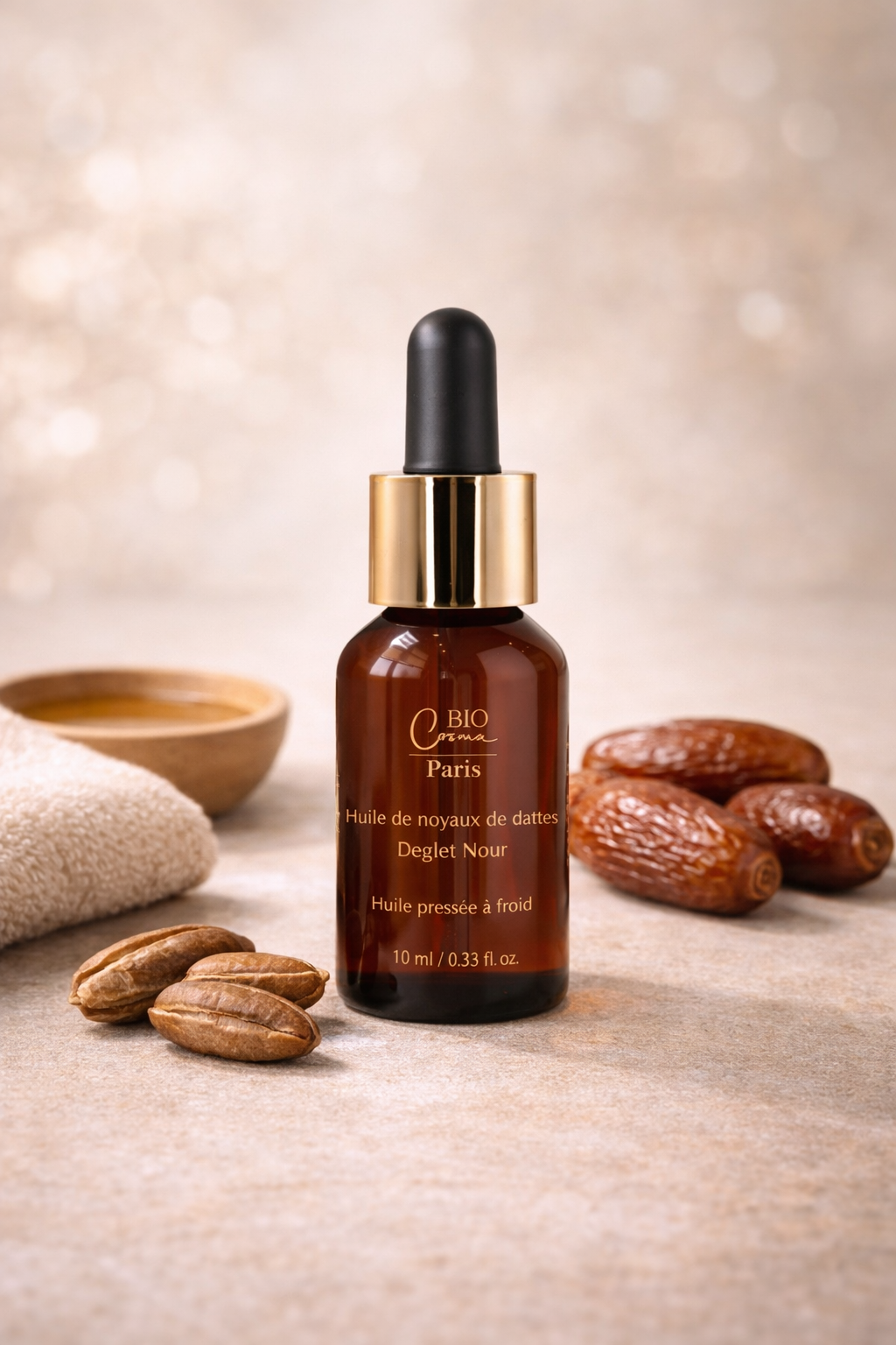 Huile de noyaux de datte Deglet Nour 10ml