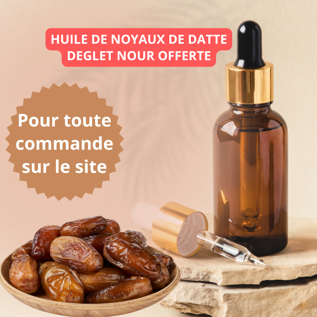 Huile de noyau de datte Deglet Nour 10ml